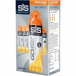 Pack de 6 Gels Énergétiques SIS GO ISOTONIQUE (60 ml) orange 
