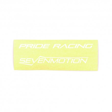 STICKER FULL PACK PRIDE RACING SEVENMOTION 8'' WHITE