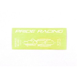 STICKER FULL PACK PRIDE RACING 373 - 7”/ 7.5” - WHITE