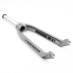 FOURCHE YESS PRO TAPERED ALU - 10MM - CHROME CLEAR