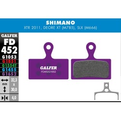 PLAQ DE FREIN GALFER ROAD FD452 SHIMANO XTR - SLX