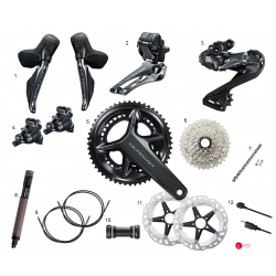 Groupe Complet Shimano Dura-Ace R8170 Di2 Disque 2x12v