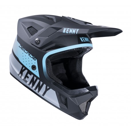 CASQUE KENNY DECADE MIPS SMASH BLACK TURQUOISE 2023