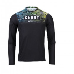 MAILLOT KENNY CHARGER MANCHES LONGUES FLORAL BLACK 2023