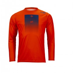 MAILLOT KENNY MANCHES LONGUES FACTORY NAVY ORANGE 2023