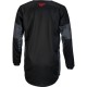 MAILLOT FLY KINETIC KHAOS KID NOIR/ROUGE/GRIS 2023