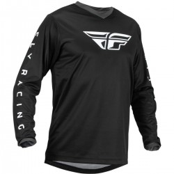 MAILLOT FLY F-16 NOIR/BLANC 2023