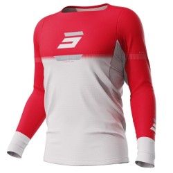 MAILLOT MANCHES LONGUES SHOT ROGUE STOK ROUGE