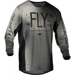 MAILLOT FLY KINETIC PRODIGY NOIR/GRIS CLAIR