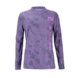 MAILLOT CHARGER DYE LILAS MANCHES LONGUES FEMME