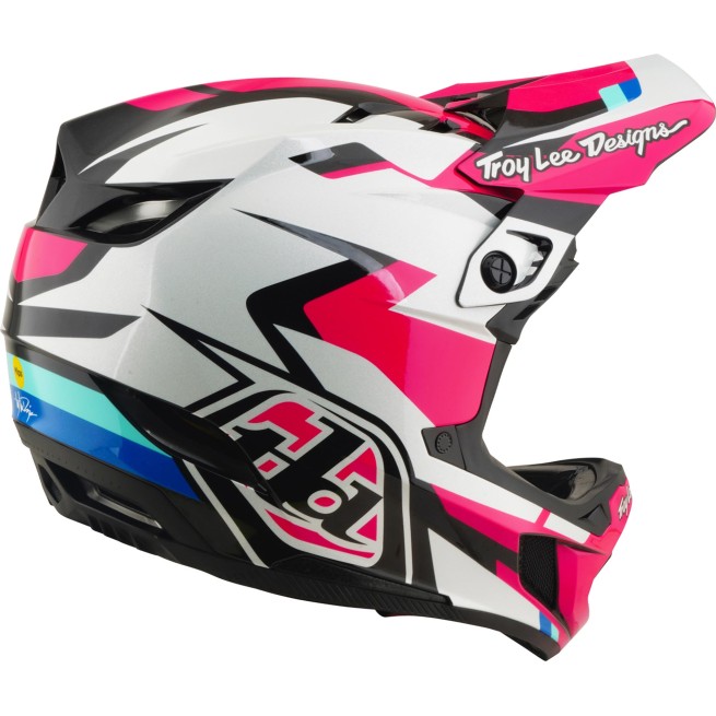 Casque Integral Troy Lee Designs D4 Polyacrilite Mips Roamer Magenta - 1