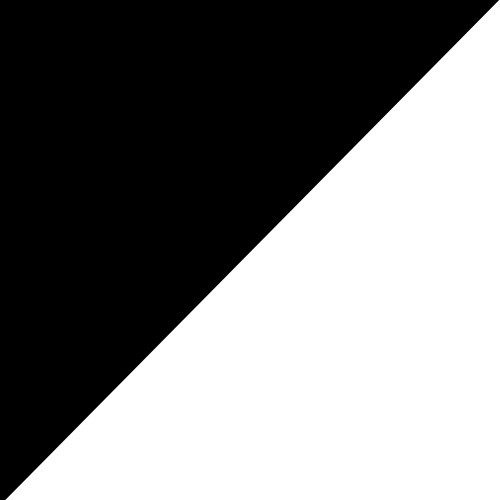 black logo blanc
